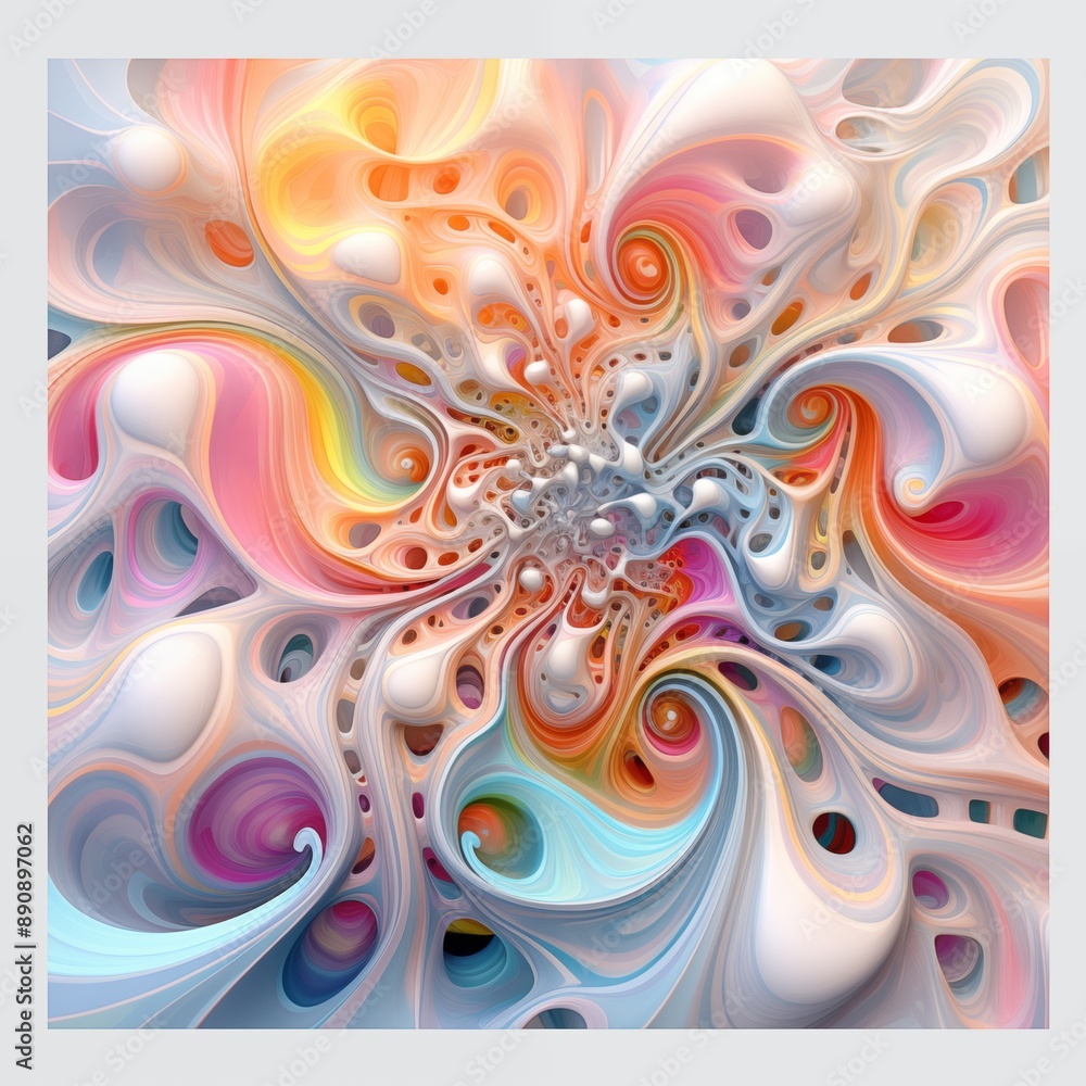 Abstract shape liquid art Abstract shape liquid art
