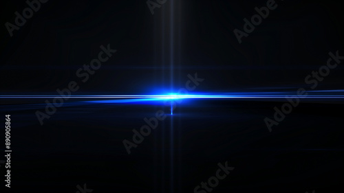Celestial Blue Lens Flare 