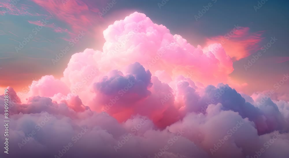 Illuminated Clouds A texture image of a soft dreamy gradient resembling a sky full of colorful clouds that are lit up from within 4k animation Illuminated Clouds A texture image of a soft dreamy gradient resembling a sky full of colorful clouds that are lit up from within 4k animation