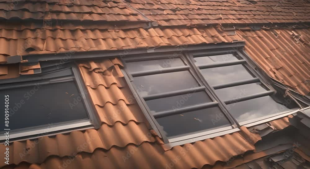 Signs of Roof Damage Following a Hailstorm Concept Hailstorm Damage Roofing Inspection Signs Repairs 4k animation Signs of Roof Damage Following a Hailstorm Concept Hailstorm Damage Roofing Inspection Signs Repairs 4k animation