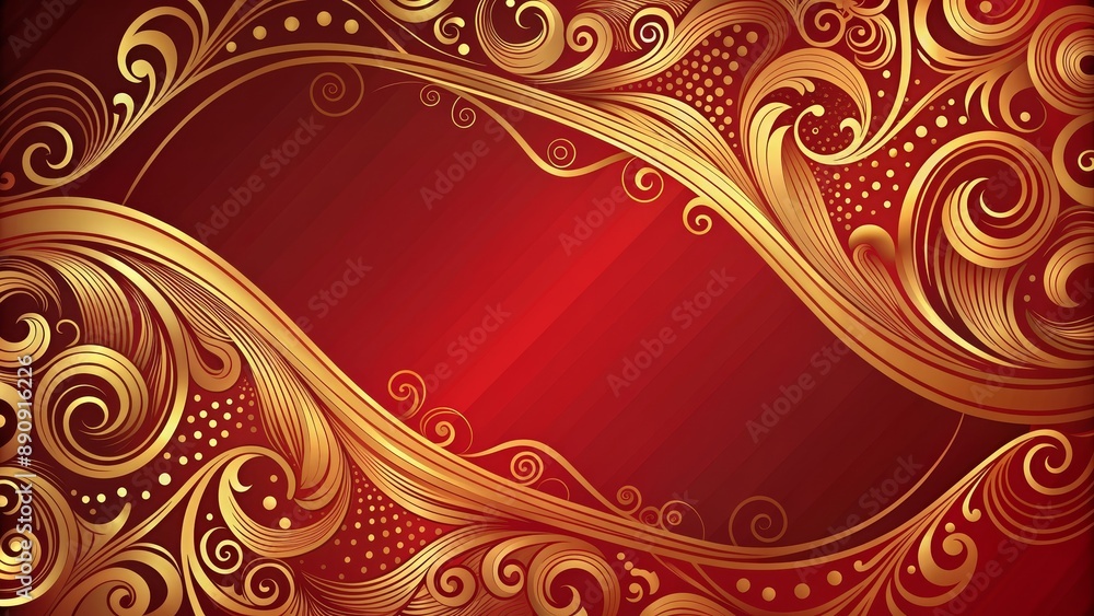 Abstract red and gold background with elegant swirls and textures, red, gold, abstract, background, texture, elegant, swirls Abstract red and gold background with elegant swirls and textures, red, gold, abstract, background, texture, elegant, swirls
