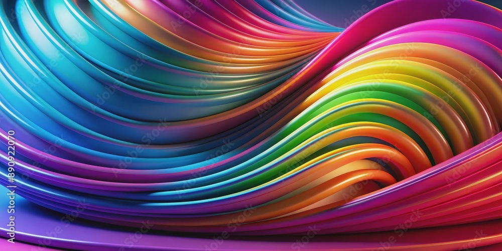 Abstract background with smooth rounded lines, created in render, abstract, background, design, texture, colorful,, digital Abstract background with smooth rounded lines, created in render, abstract, background, design, texture, colorful,, digital