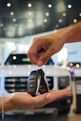 Car Purchase Transaction involves the exchange of money for the car and handing over of car keys