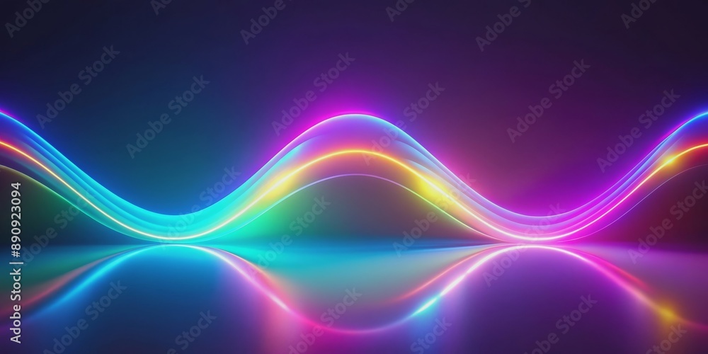 Holographic gradient neon wave shape on background, neon, holographic, gradient, wave, shape,background, abstract, design Holographic gradient neon wave shape on background, neon, holographic, gradient, wave, shape,background, abstract, design