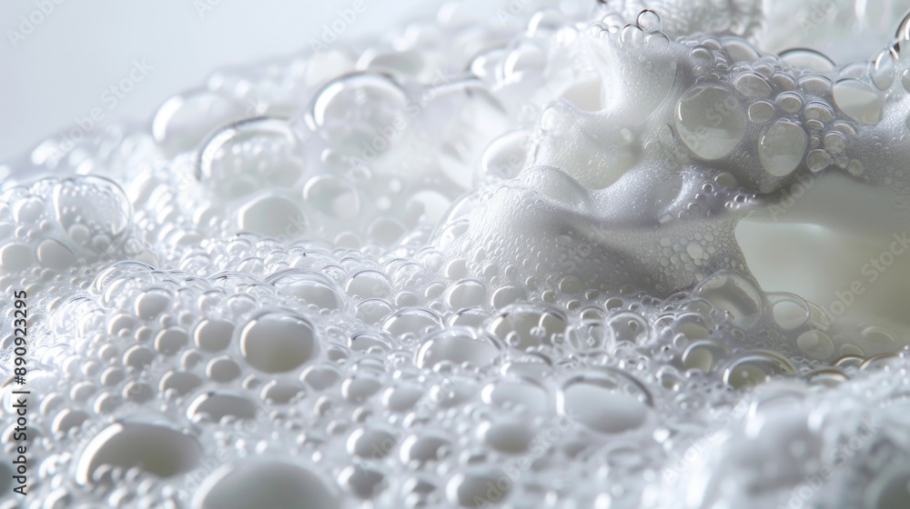Close-up shot of soap bubbles on a white surface, great for science or nature-themed projects Close-up shot of soap bubbles on a white surface, great for science or nature-themed projects