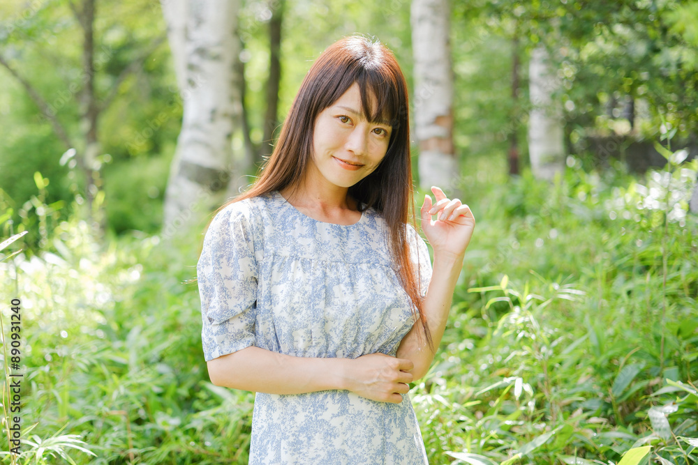 Fototapeta premium 美しい日本女性