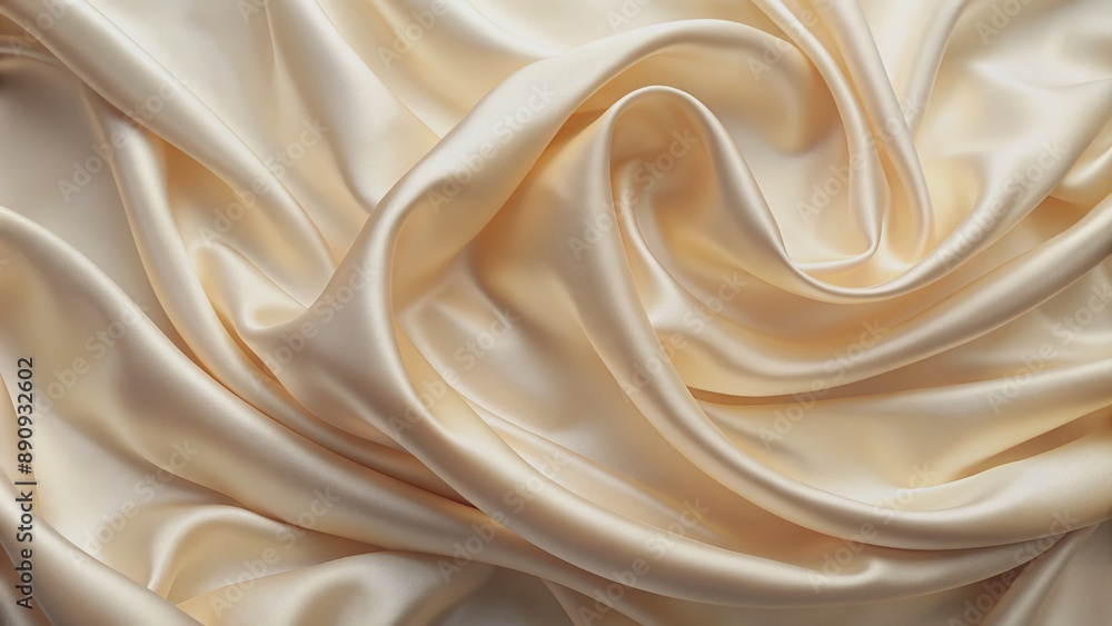 Soft focus cream silk texture with smooth gentle lines creates a serene pastel colored background ideal for wallpapers, designs, and visual compositions. Soft focus cream silk texture with smooth gentle lines creates a serene pastel colored background ideal for wallpapers, designs, and visual compositions.
