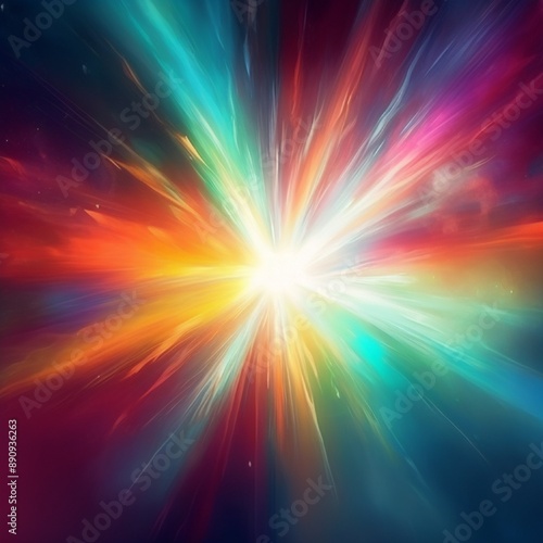 abstract background with rays