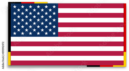 creative abstract flag of U...