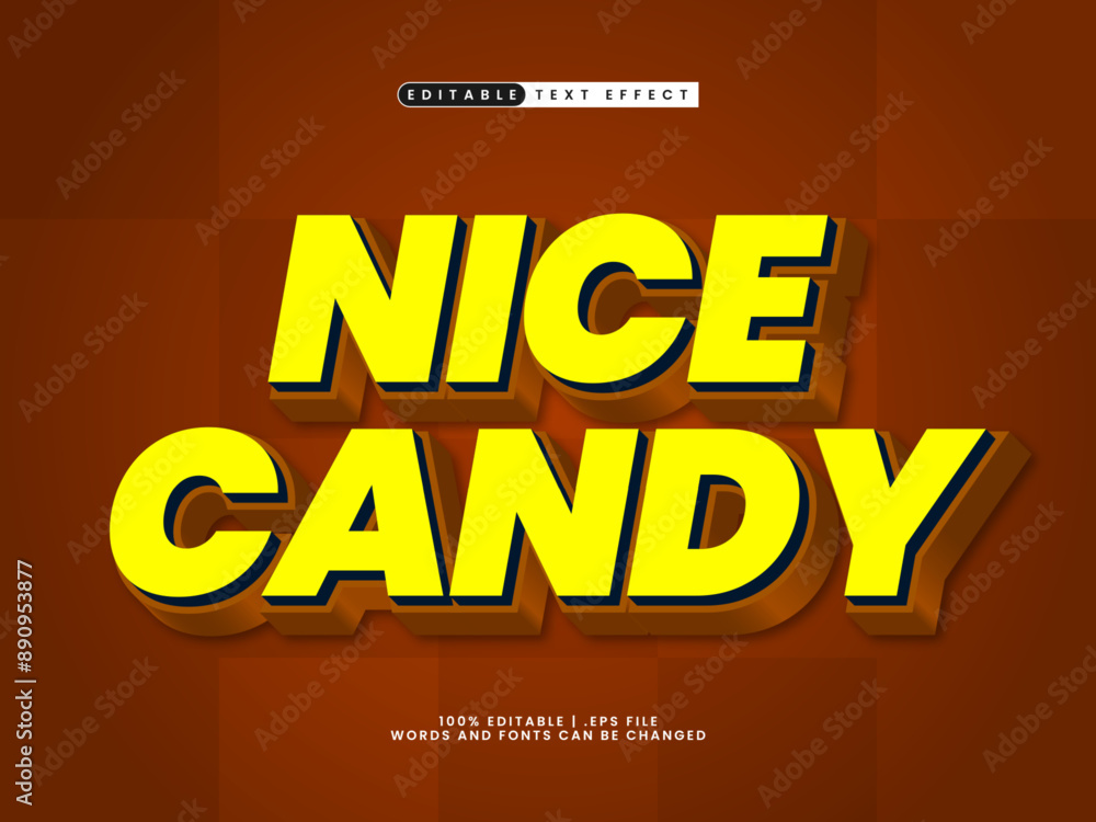 nice day editable text effect in simple and modern text style nice day editable text effect in simple and modern text style