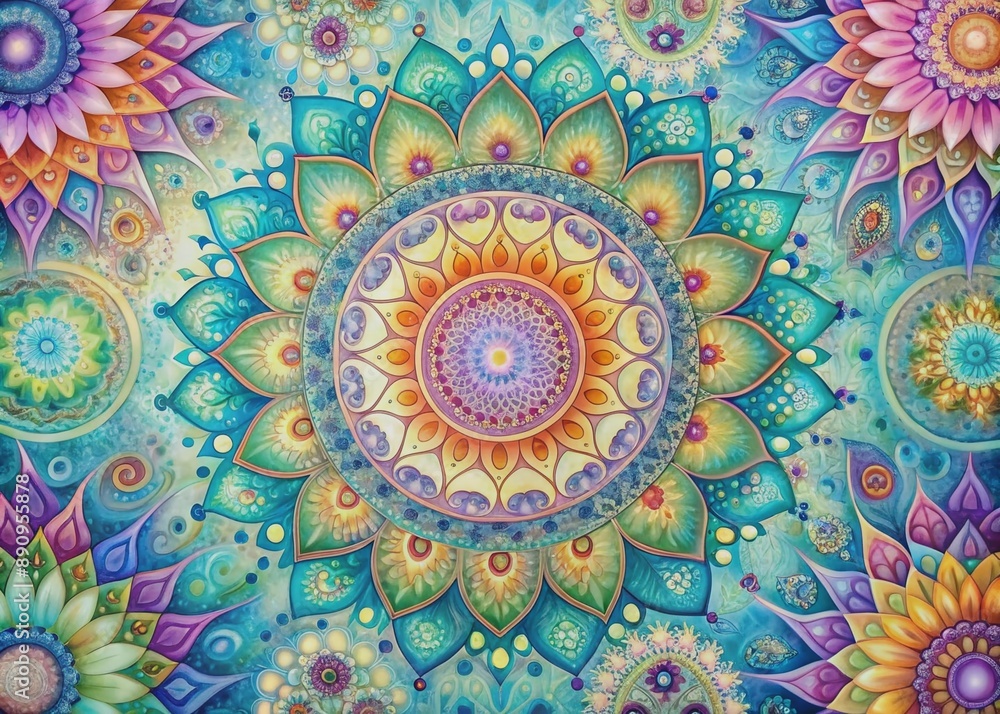 Vibrant swirling patterns and whimsical mandalas in pastel hues evoke a sense of serenity, guiding viewers on a journey of mindfulness and deep relaxation. Vibrant swirling patterns and whimsical mandalas in pastel hues evoke a sense of serenity, guiding viewers on a journey of mindfulness and deep relaxation.