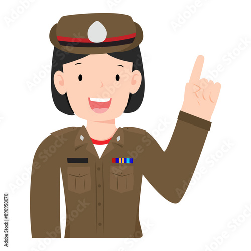 policewoman officer thailand