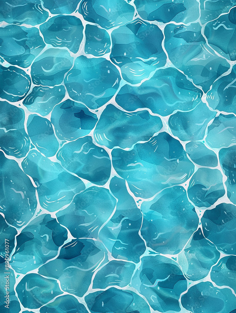 Obraz premium blue pool water background
