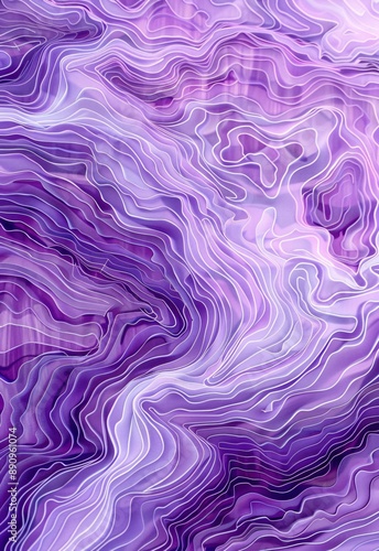 Abstract purple and white swirling lines. Abstract purple and white swirling lines create a mesmerizing landscape.