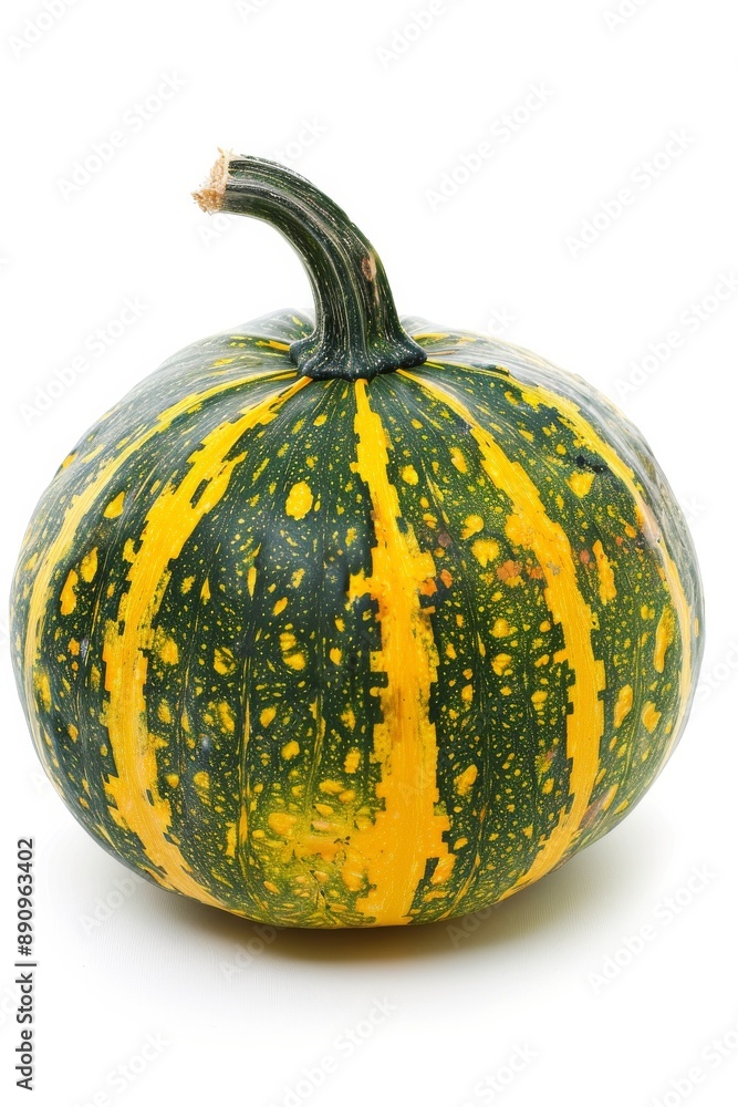 Mystic photo of Kabocha Squash pumpkin, isolated on white background Mystic photo of Kabocha Squash pumpkin, isolated on white background