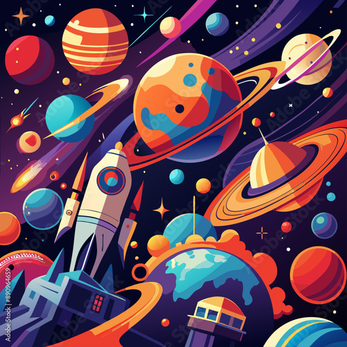 space exploration and astronomy cosmic and awe inspiring artwork