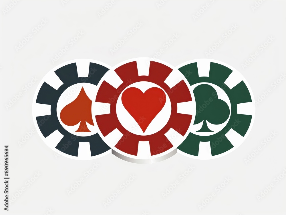 logo, vector, poker chip, casino logo, vector, poker chip, casino