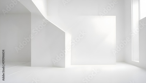 Wallpaper Mural Clear Plain Shiny Soft Vintage Bokeh Cloudy Wave Like Geometric White Background or Texture Torontodigital.ca