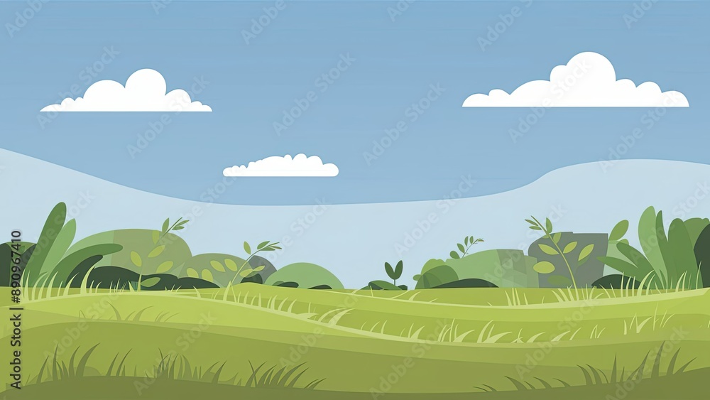 Fototapeta premium serene-scene-of-a-simple-background