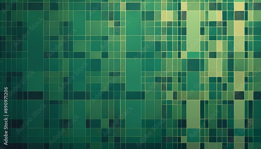 柄、四角、直線、デジタル、緑