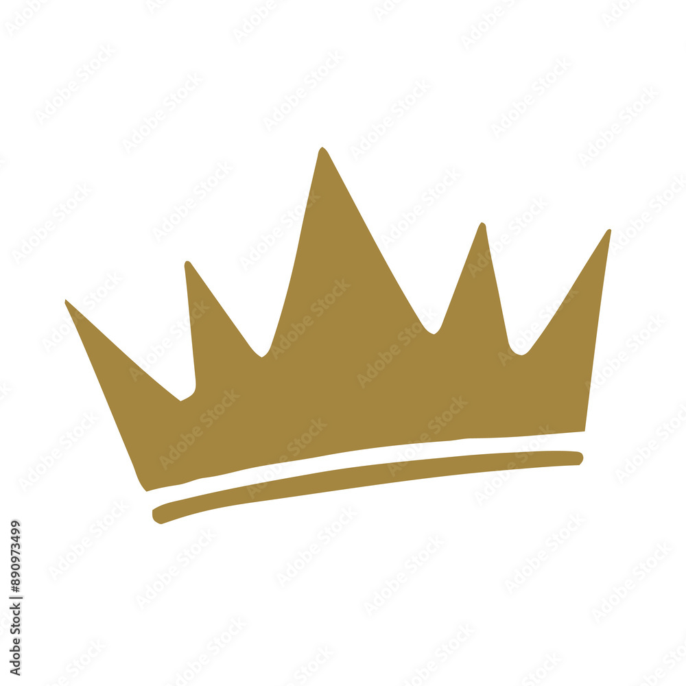 Golden crown icon. Crown element. Crown vector illustration Golden crown icon. Crown element. Crown vector illustration