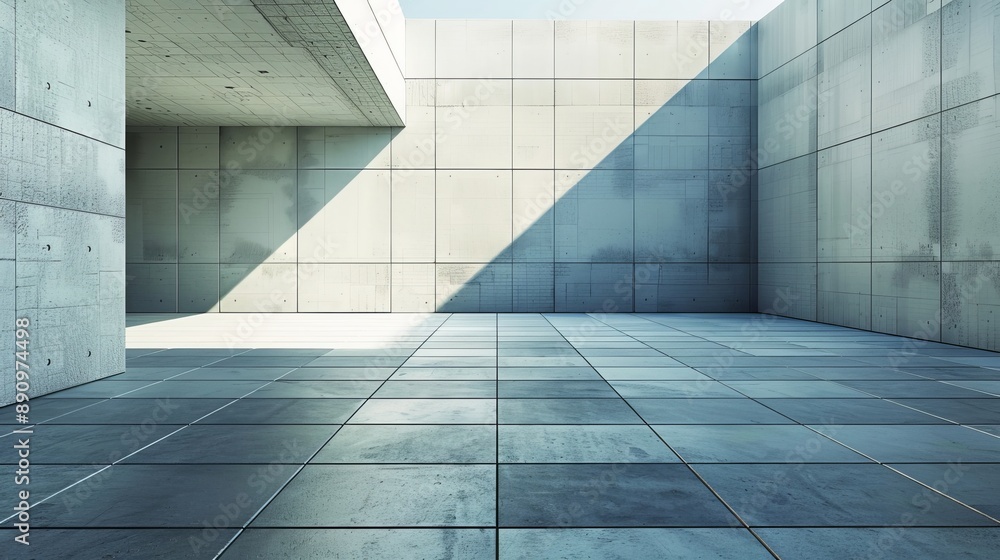 Obraz premium minimal Bauhaus image FLOOR, ARCHITECTURE 