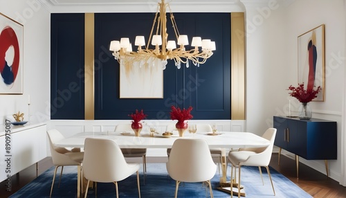 Photo interior modern design room 3d illustration