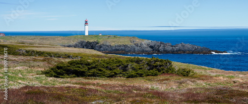 The Cape Race Lighthouse stands on the southeastern tip of Newfoundland's Avalon Peninsula, overlooking one of Canada's most frequented shipping lanes. 