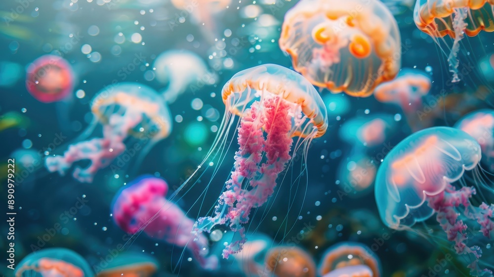 Jellyfish Underwater Symphony Jellyfish Underwater Symphony