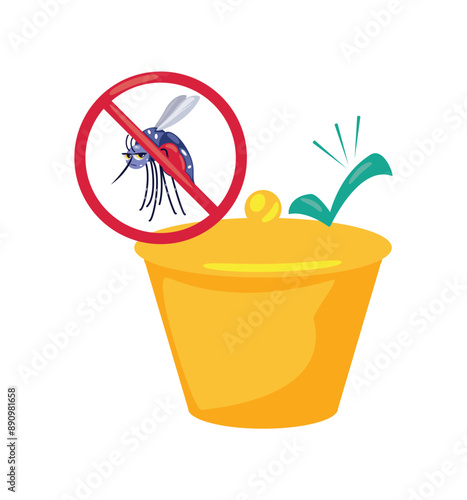 stop dengue mosquito in bucket