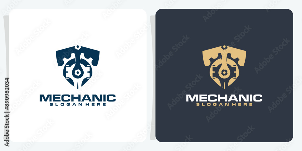 car service logo template vector design. Piston silhouette. vector illustration car service logo template vector design. Piston silhouette. vector illustration
