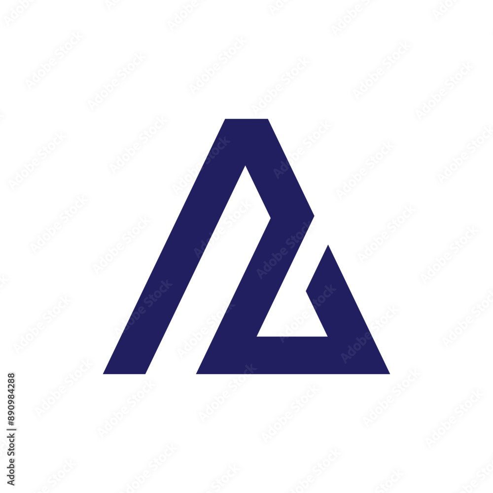 letter ad logo design letter ad logo design