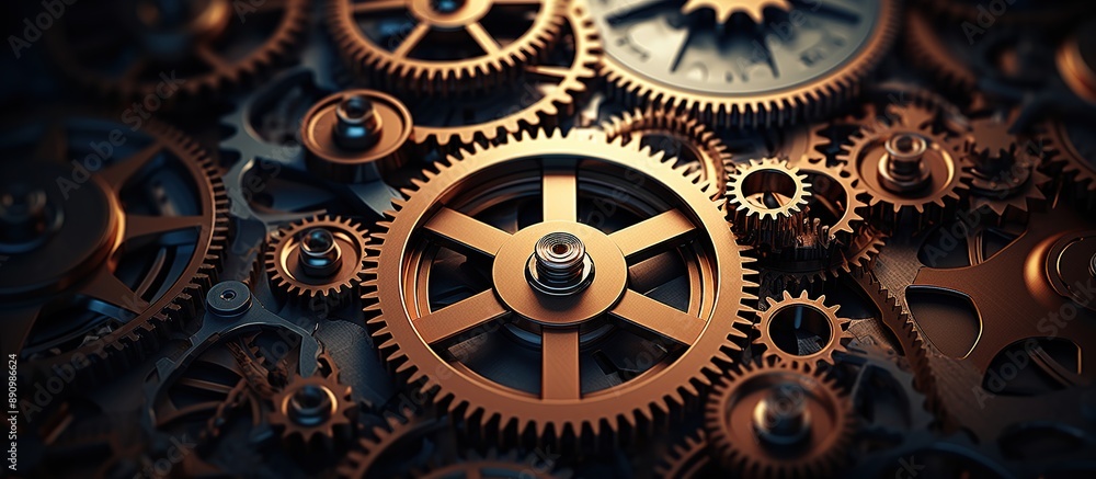 Interlocking Gears: A Detailed Look at a Mechanical System Interlocking Gears: A Detailed Look at a Mechanical System
