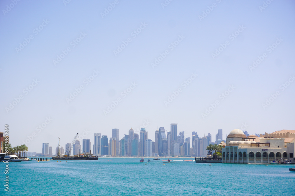 Naklejka premium Doha, Qatar