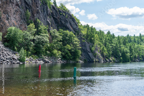 Mazinaw Rock Bon Echo Provincial Park Ontario Canada photo