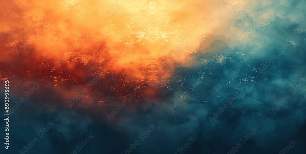 Teal Orange Gradient Background with Grainy Texture Effect for Posters and Banners Teal Orange Gradient Background with Grainy Texture Effect for Posters and Banners