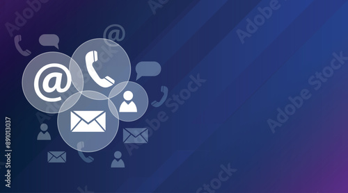 Contact us background. EPS Vector File