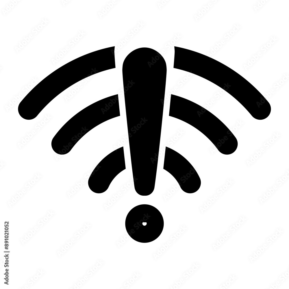 Technology information line icon. internet setting, internet connection icon.