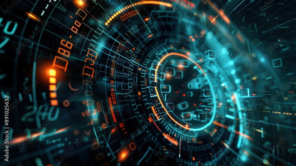 Obraz premium abstract square halftone background generated-ai