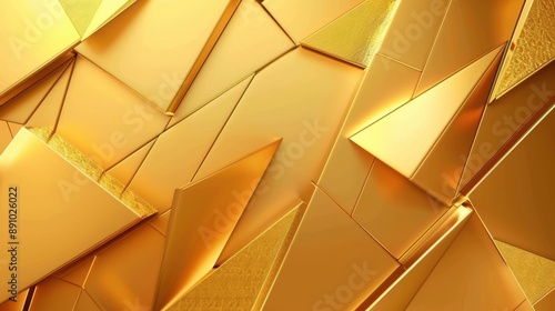 golden dynamic lights line effect generated-ai