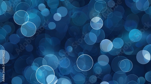 wide background simple blue polka