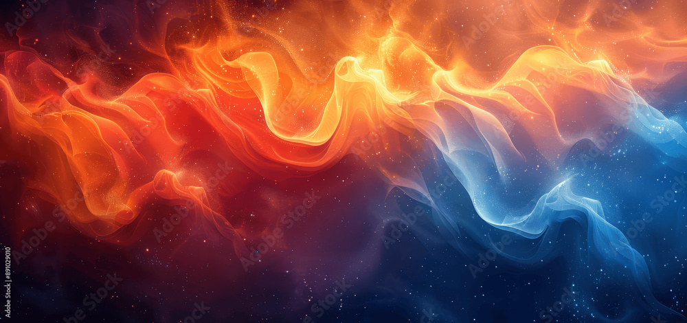 Blue Orange Yellow Gradient Background Grainy Texture Cinematic Photography Glowing Waves Abstract Design Blue Orange Yellow Gradient Background Grainy Texture Cinematic Photography Glowing Waves Abstract Design