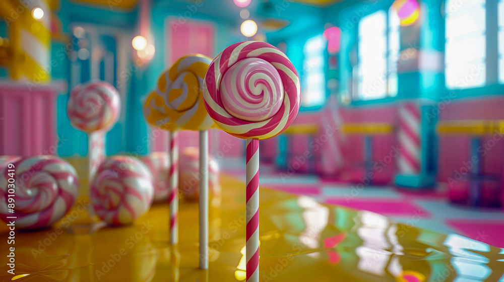 Candyland Dreamscape: Sweet and Playful Candyland Dreamscape: Sweet and Playful