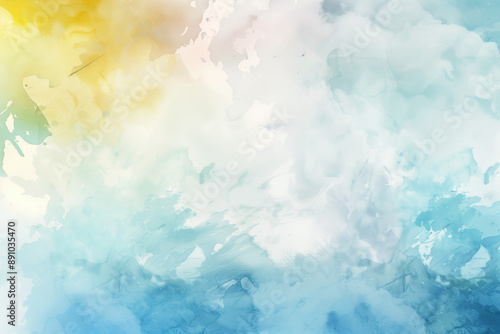 水彩画風パステルカラーの優しい背景