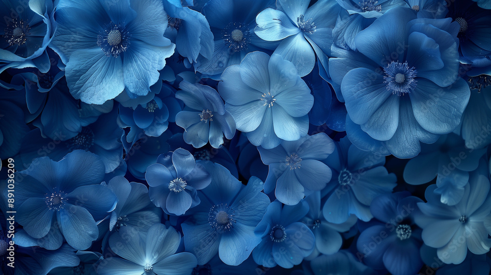 Summery blue flowers background wallpaper Summery blue flowers background wallpaper
