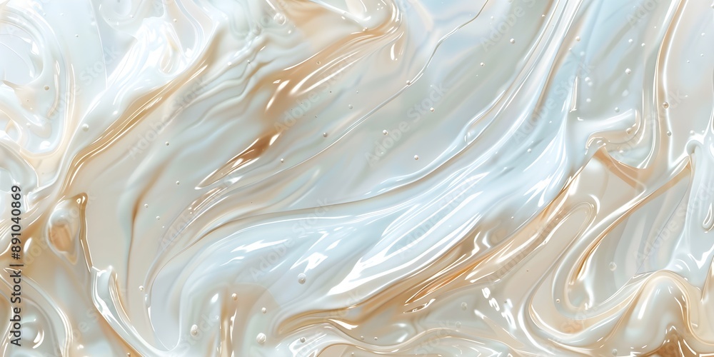 Clear serum with intricate swirls and highlights, creating a clean background Clear serum with intricate swirls and highlights, creating a clean background