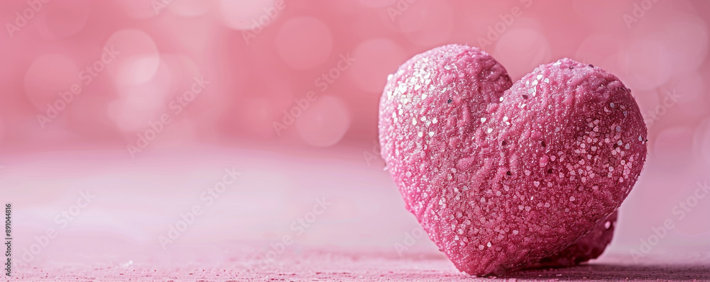 Fototapeta premium pink heart