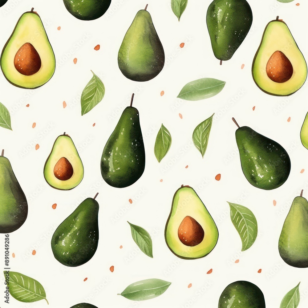 Avocado pattern fruit plant. Avocado pattern fruit plant.