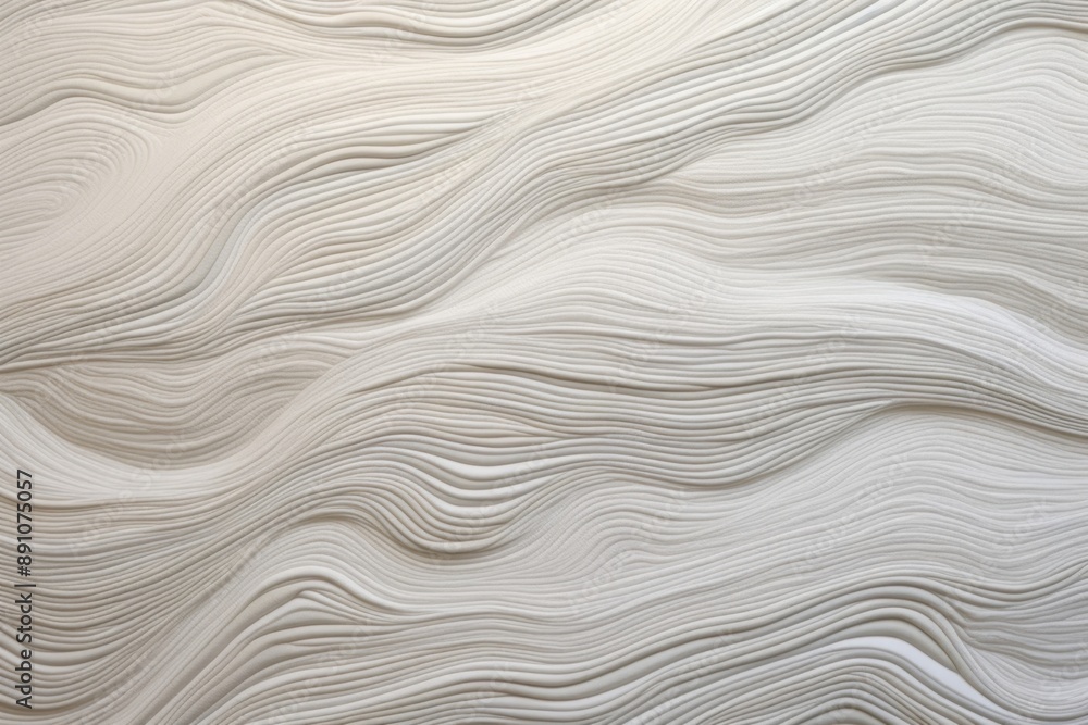 Obraz premium Simple wave texture material white backgrounds.