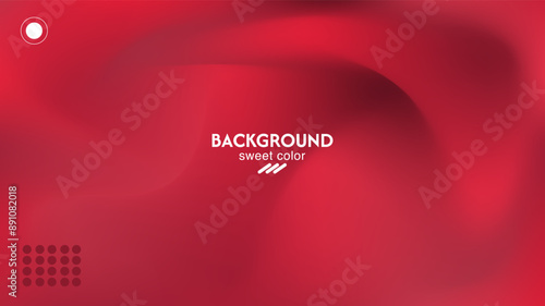 Vector design with soft cloud fabric pattern, exclusive red and black gradient